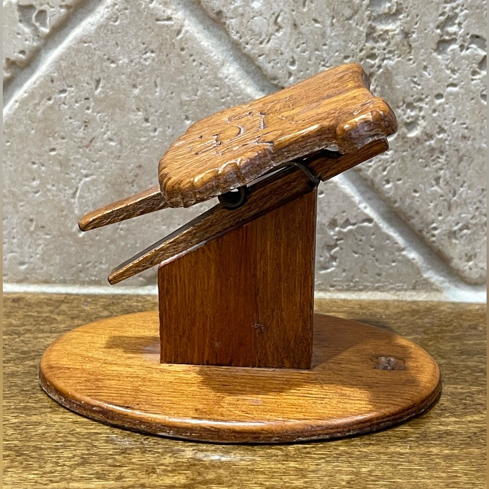Vintage Cow wood wall hanging clip - Picture 2 of 8